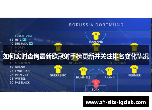 如何实时查询最新欧冠射手榜更新并关注排名变化情况